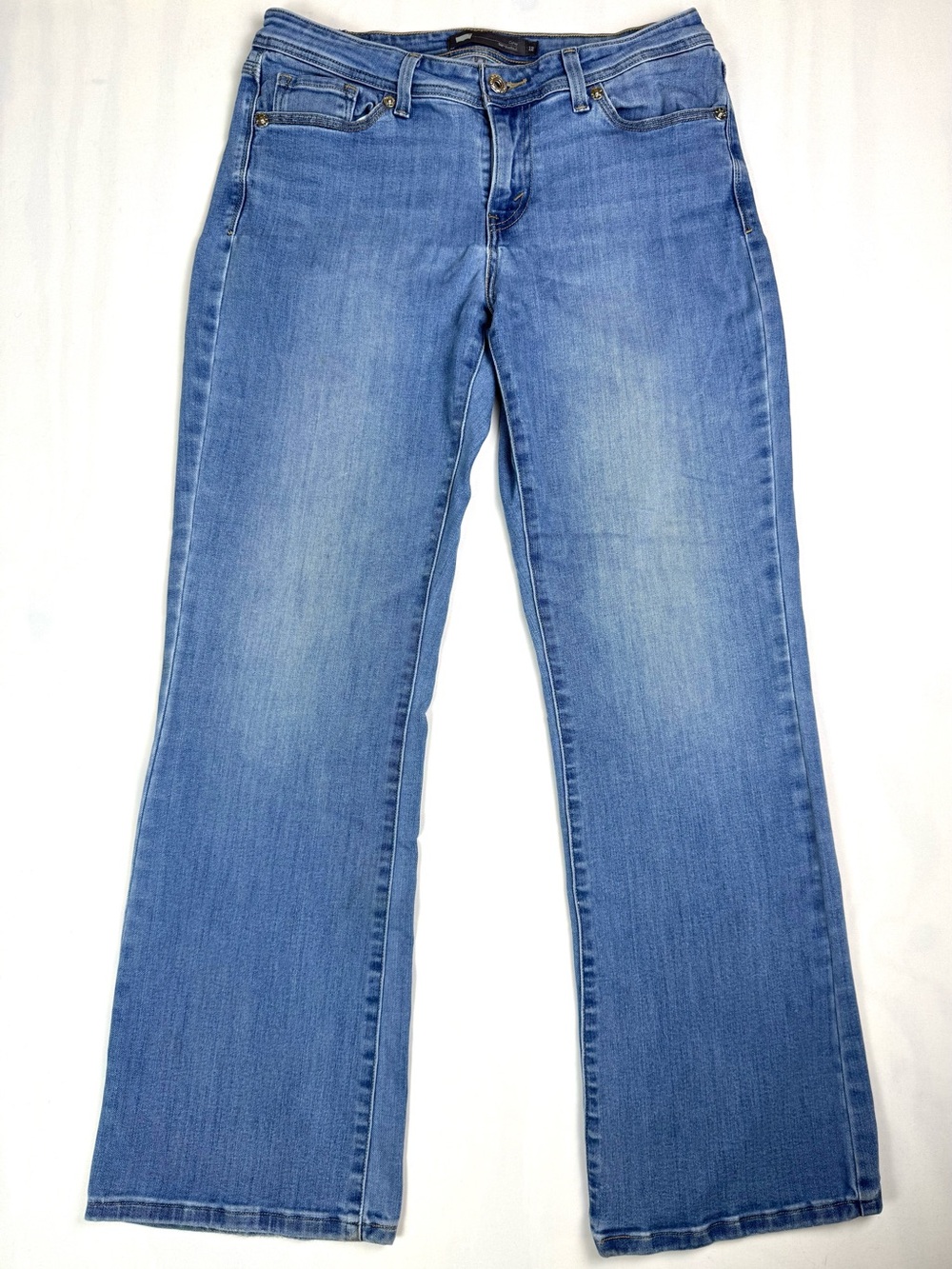 Levi's‎ Curvy Bootcut Jeans Light Wash Stretch Denim Womens 12M W31 L32